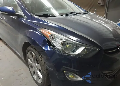 2012 Hyundai Elantra Limited из США, поврежденный, VIN 5NPDH4AE6CH151475